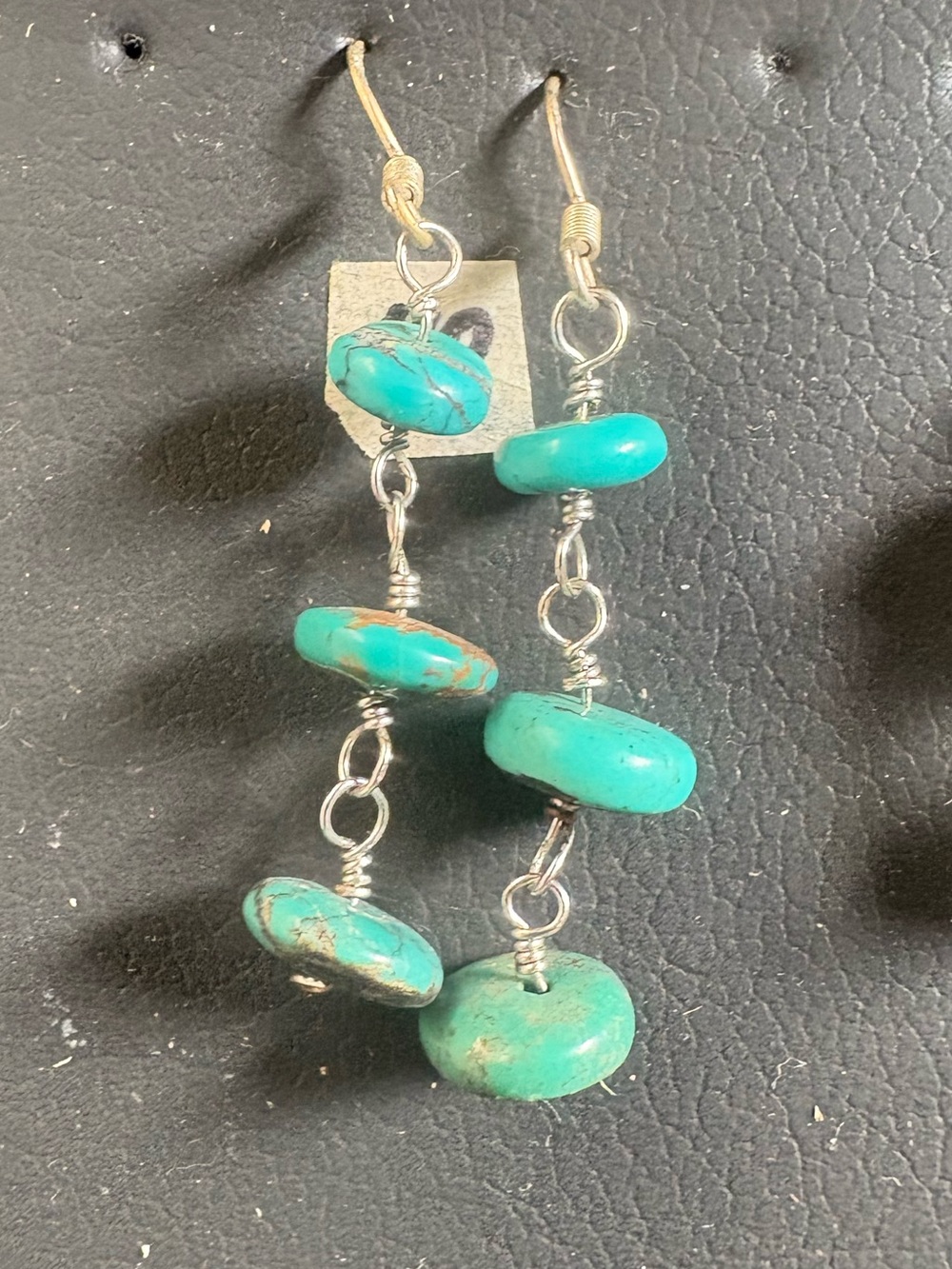 Turquoise Bead Dangle Earrings - Women Jewelry